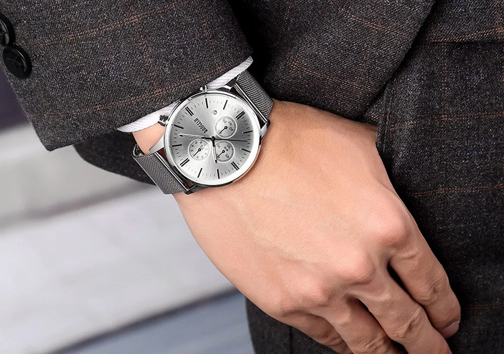 Men's Chronograph Stainless Steel Watch