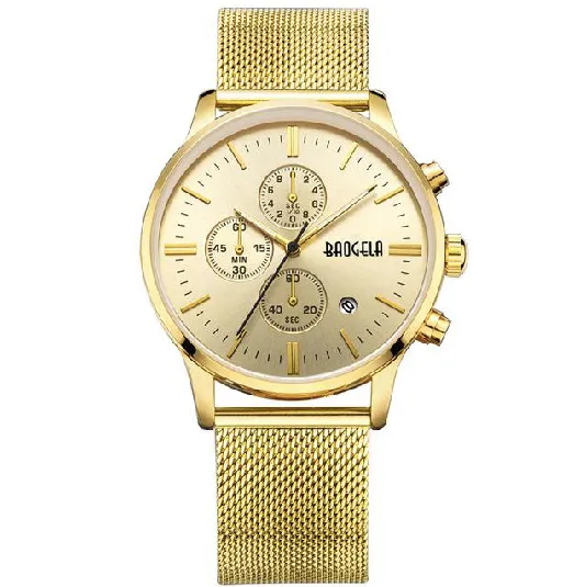 Men's Chronograph Stainless Steel Watch