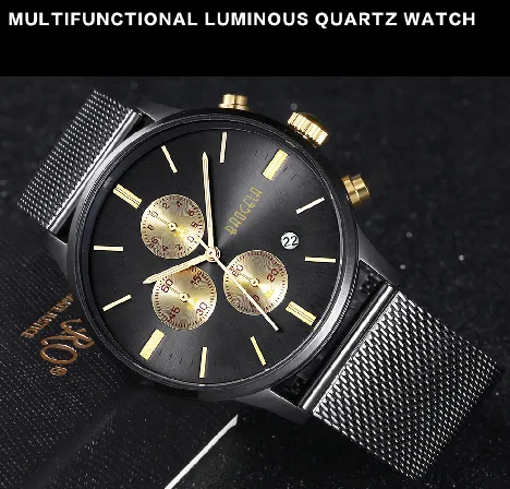 Men's Chronograph Stainless Steel Watch