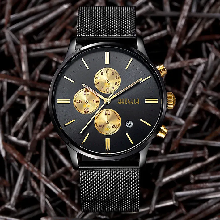 Men's Chronograph Stainless Steel Watch