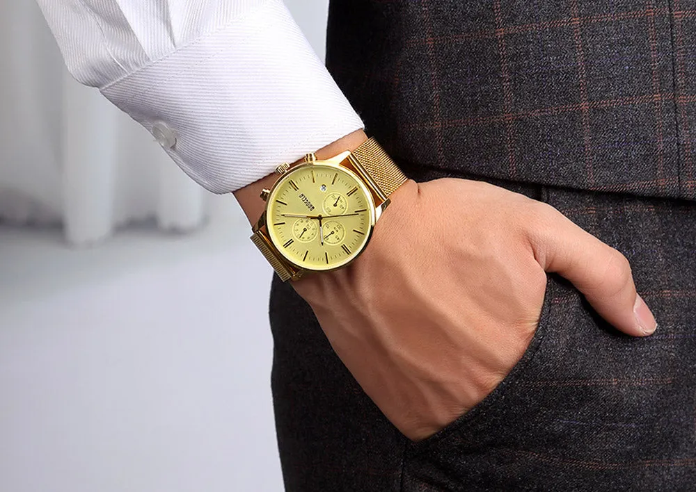 Men's Chronograph Stainless Steel Watch