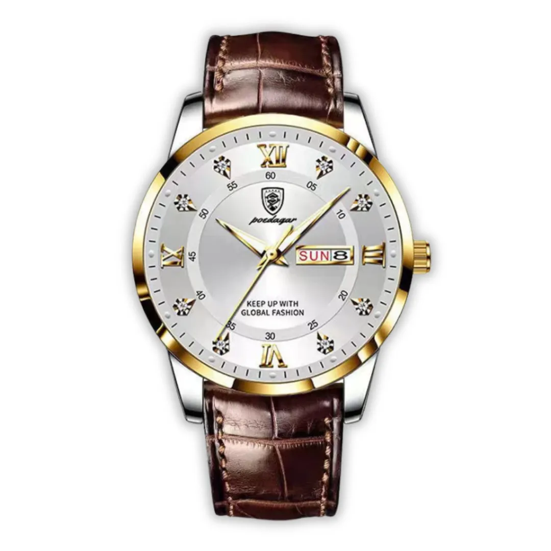 Men's Sturdy Glow-in-the-Dark Watch