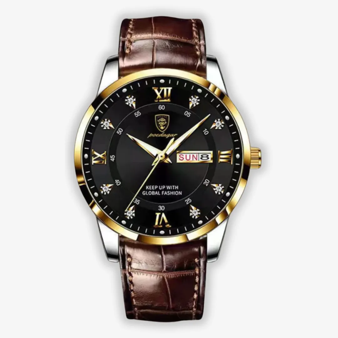 Men's Sturdy Glow-in-the-Dark Watch