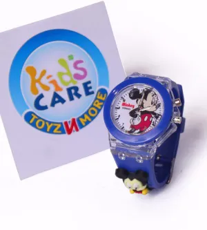 Mickey Mouse Analog Wrist Watch for Kids With Lights (W-29Y)
