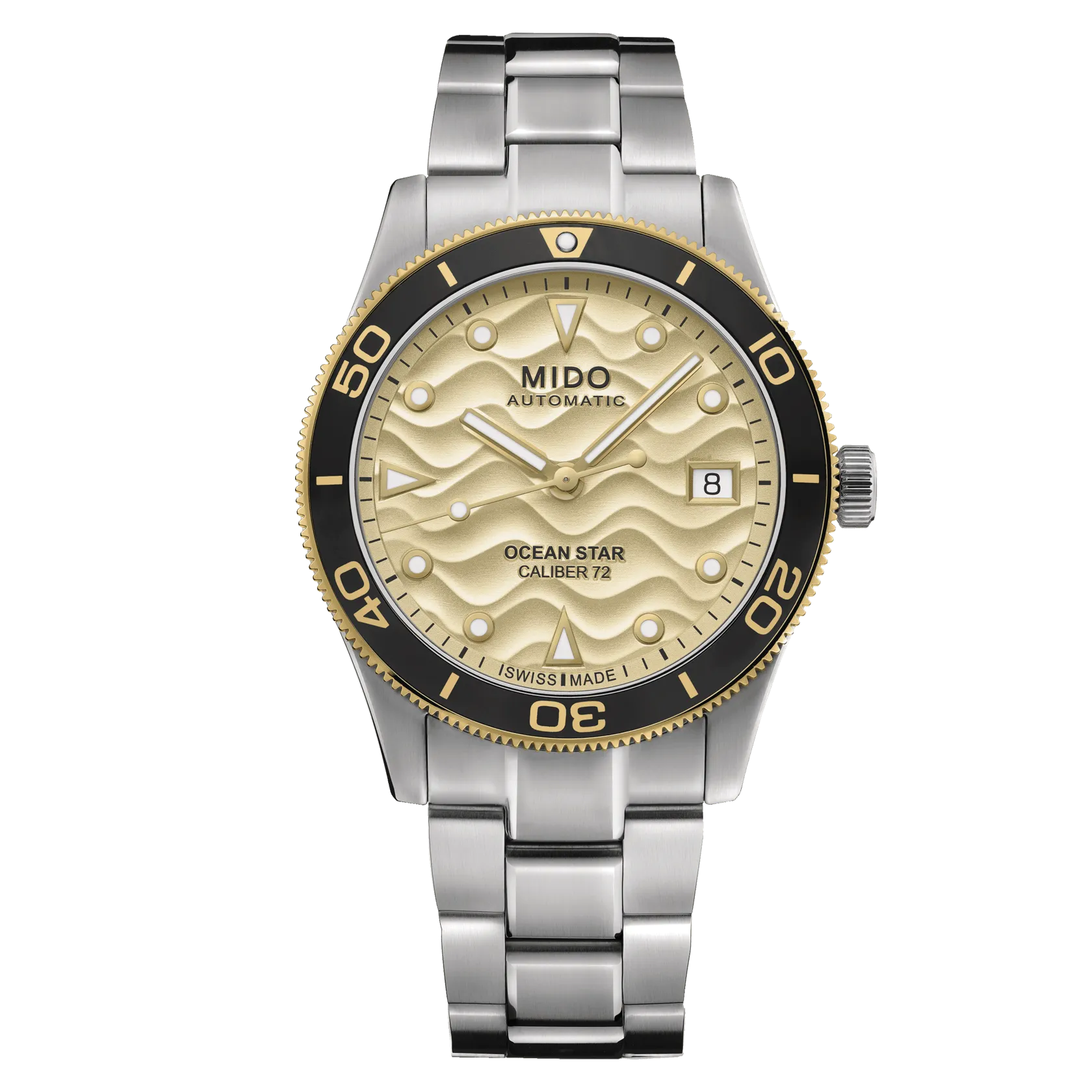 Mido Ocean Star 39mm Champagne Steel Men's Watch M0269072102100