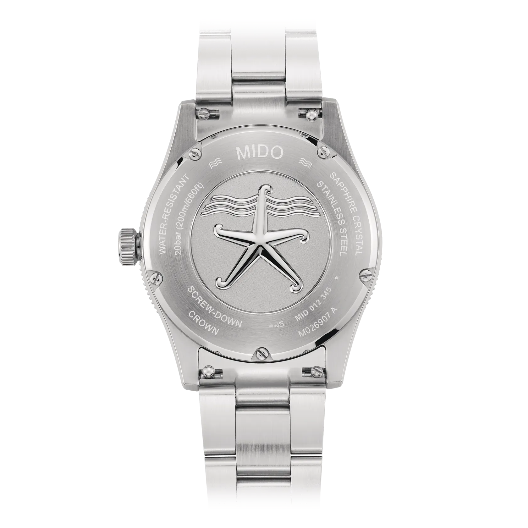 Mido Ocean Star 39mm Champagne Steel Men's Watch M0269072102100