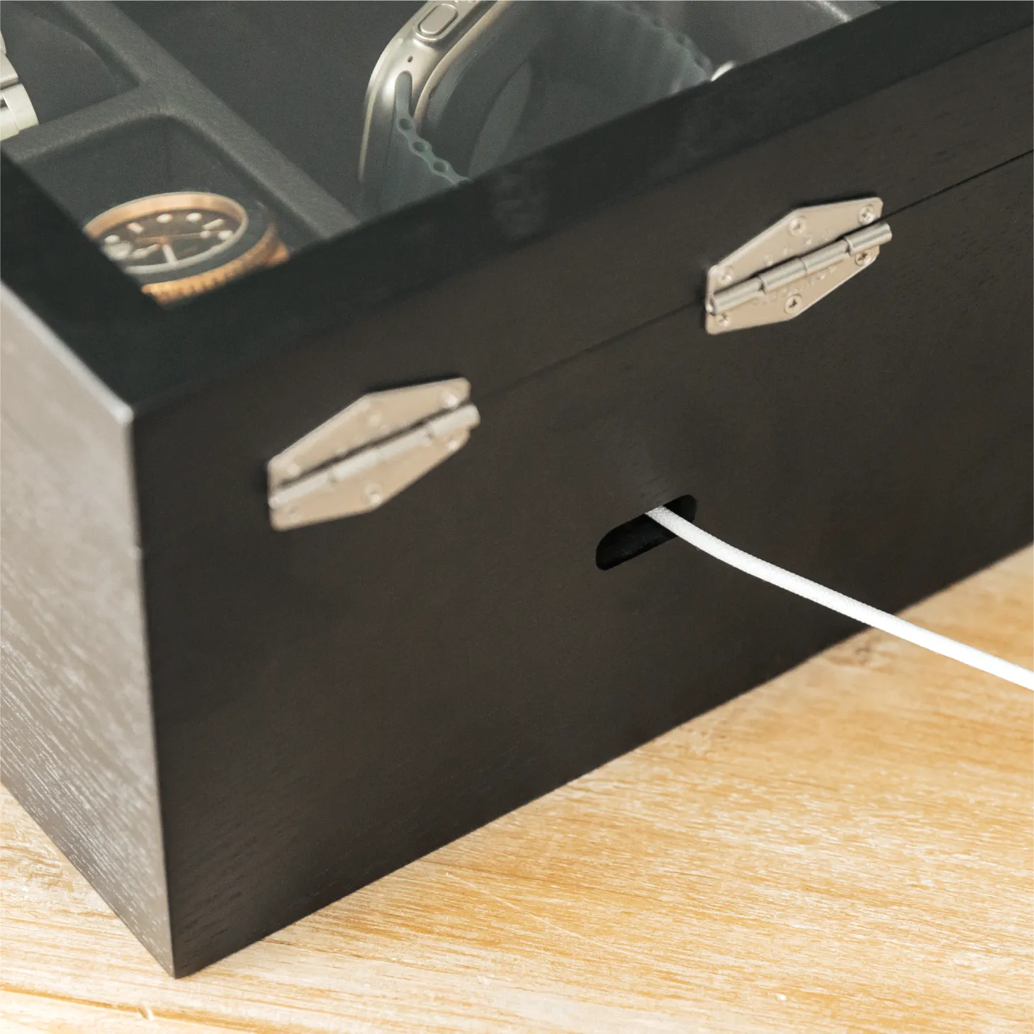 Mill Watch Box 8 Slot | Black