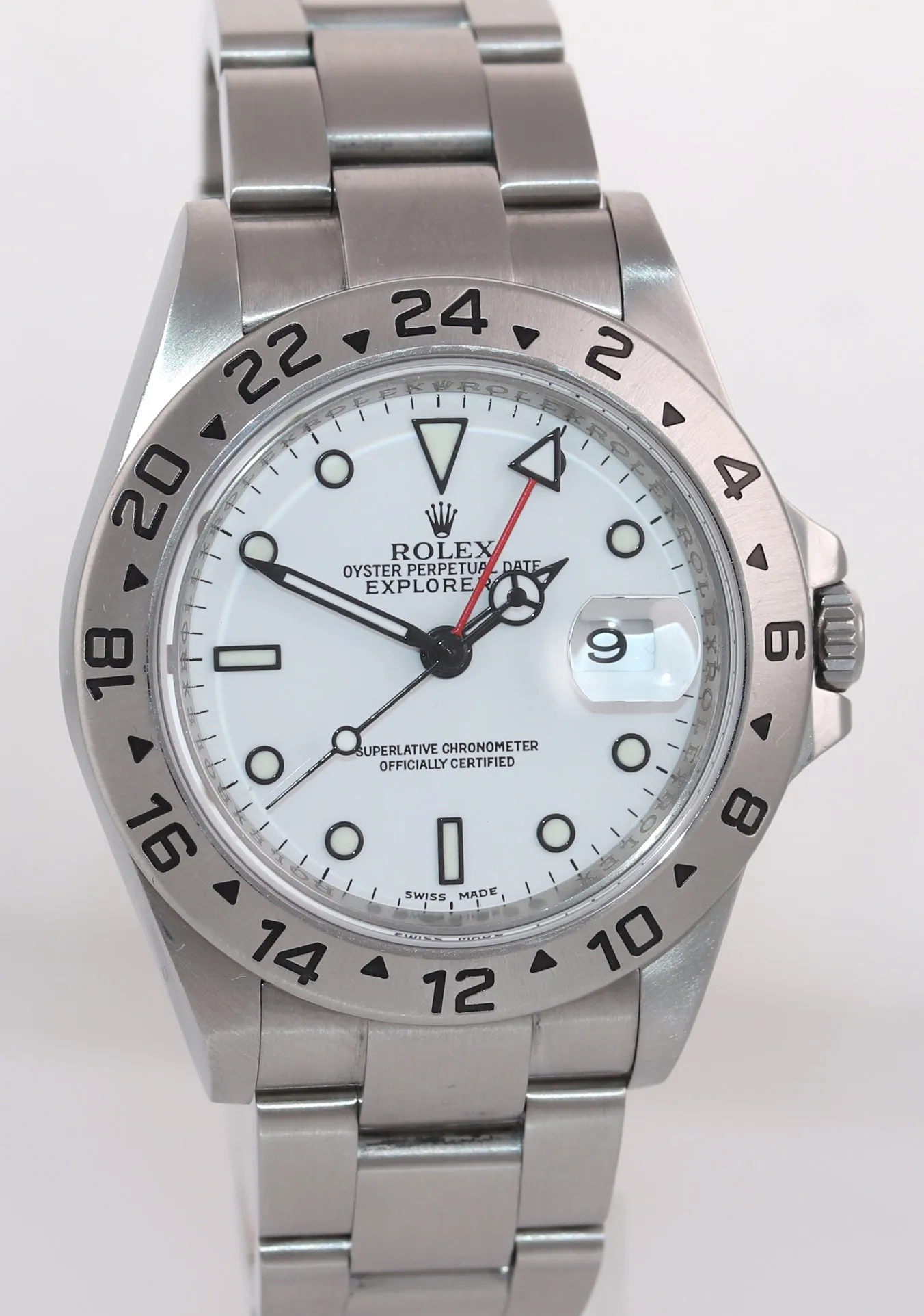 MINT 2010 Rolex Explorer II 16570 Polar White Dial Steel 40mm 3186 Watch Box