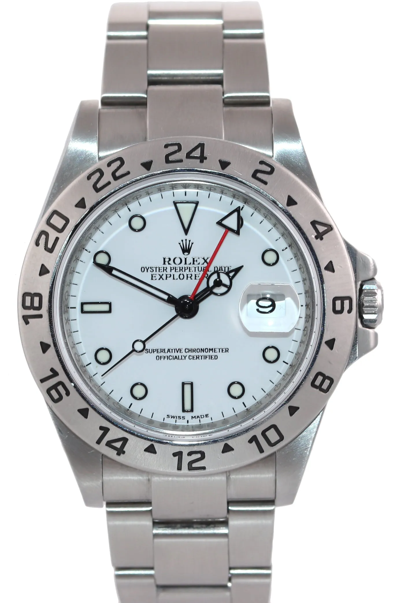MINT 2010 Rolex Explorer II 16570 Polar White Dial Steel 40mm 3186 Watch Box