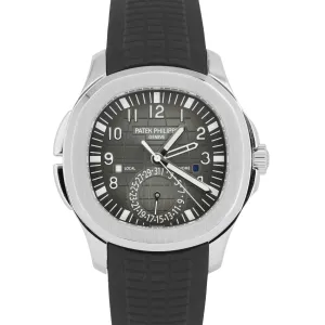 MINT 2019 PAPERS Patek Philippe Aquanaut Travel Time 40.8mm Steel 5164A-001 BOX