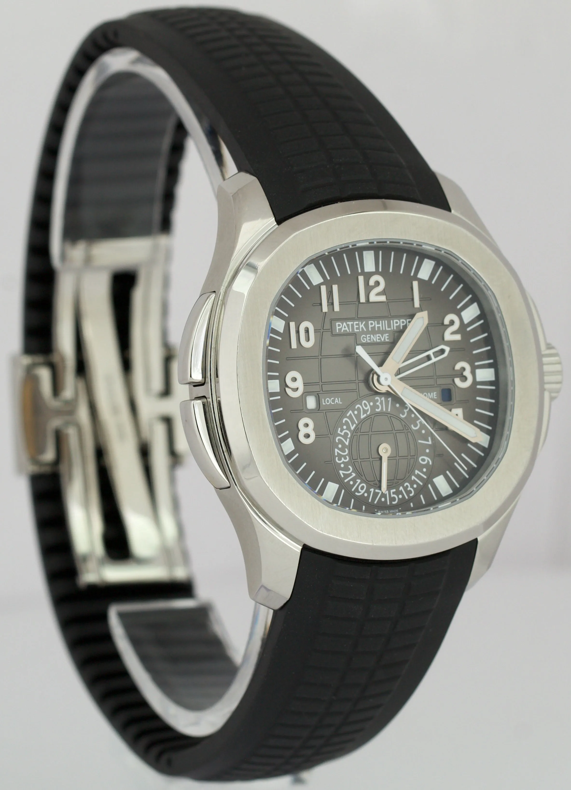 MINT 2019 PAPERS Patek Philippe Aquanaut Travel Time 40.8mm Steel 5164A-001 BOX