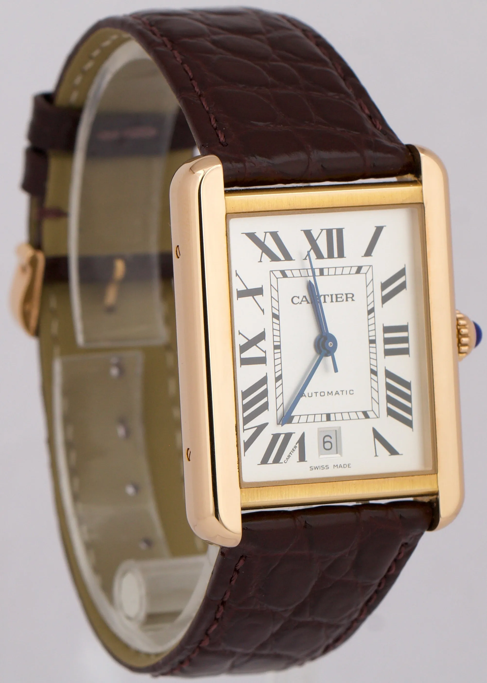 MINT 2022 PAPERS Cartier Tank Solo 18K Rose Gold 31mm x 40.8mm 3514 W5200026 BOX