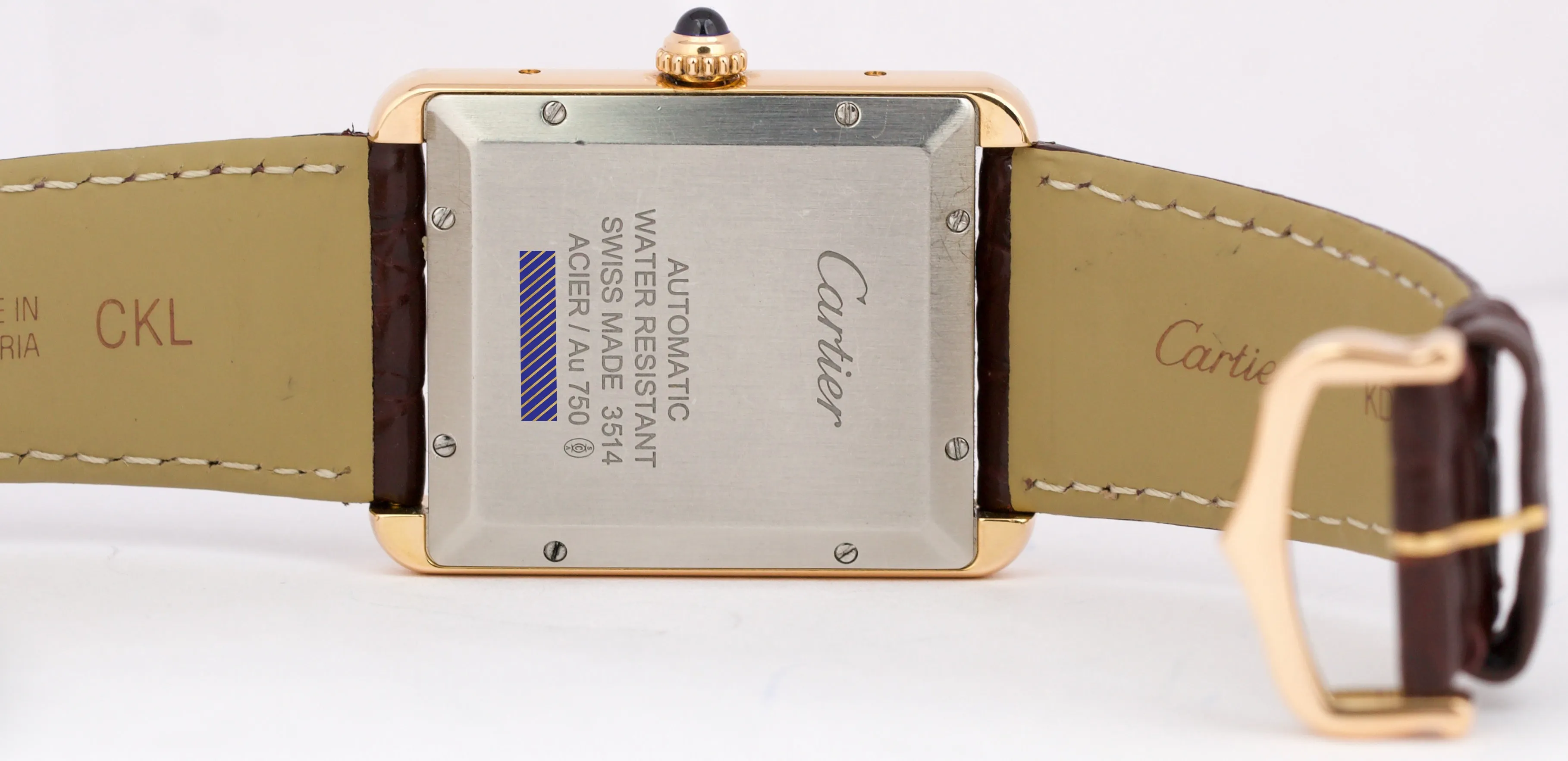 MINT 2022 PAPERS Cartier Tank Solo 18K Rose Gold 31mm x 40.8mm 3514 W5200026 BOX