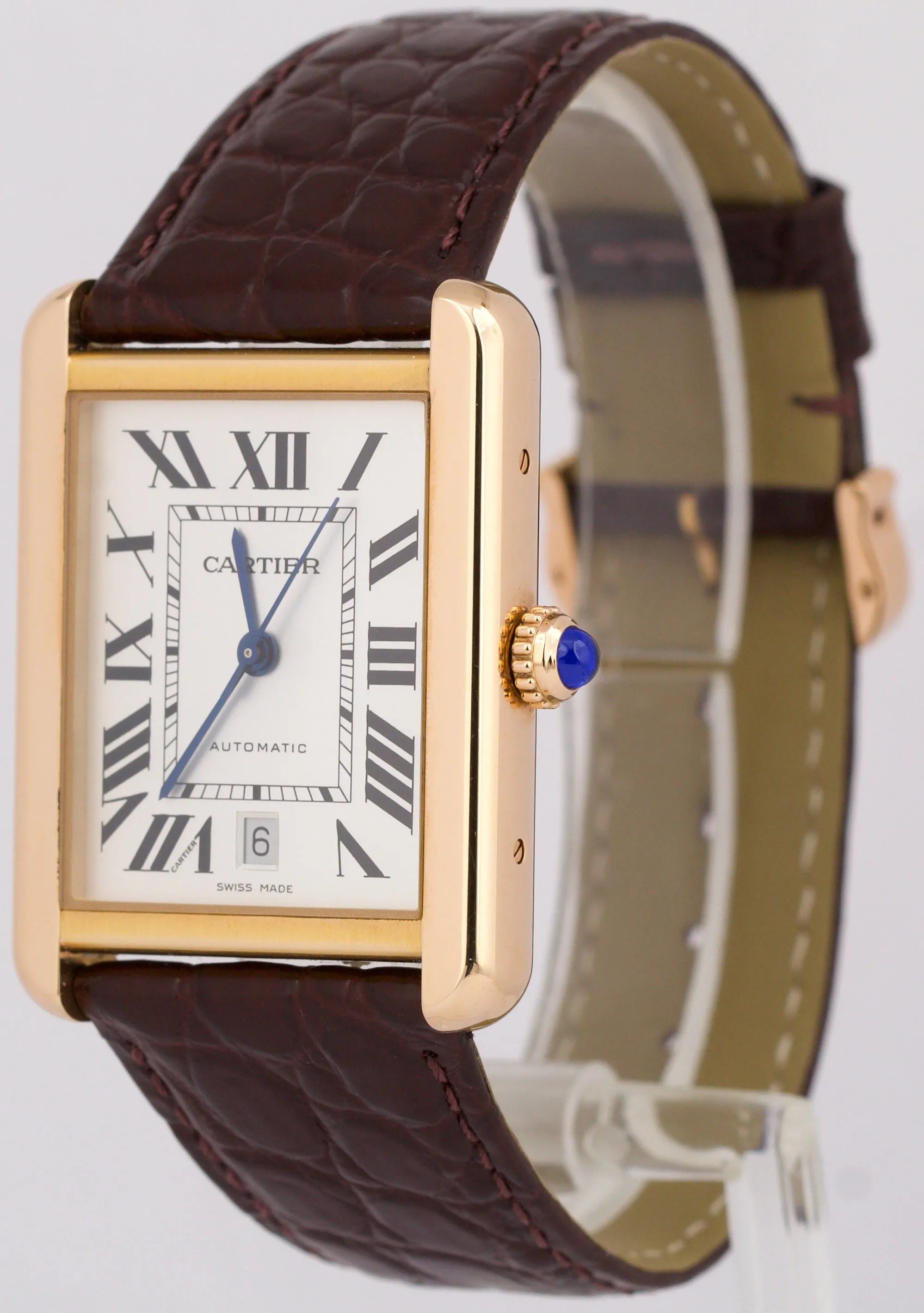 MINT 2022 PAPERS Cartier Tank Solo 18K Rose Gold 31mm x 40.8mm 3514 W5200026 BOX