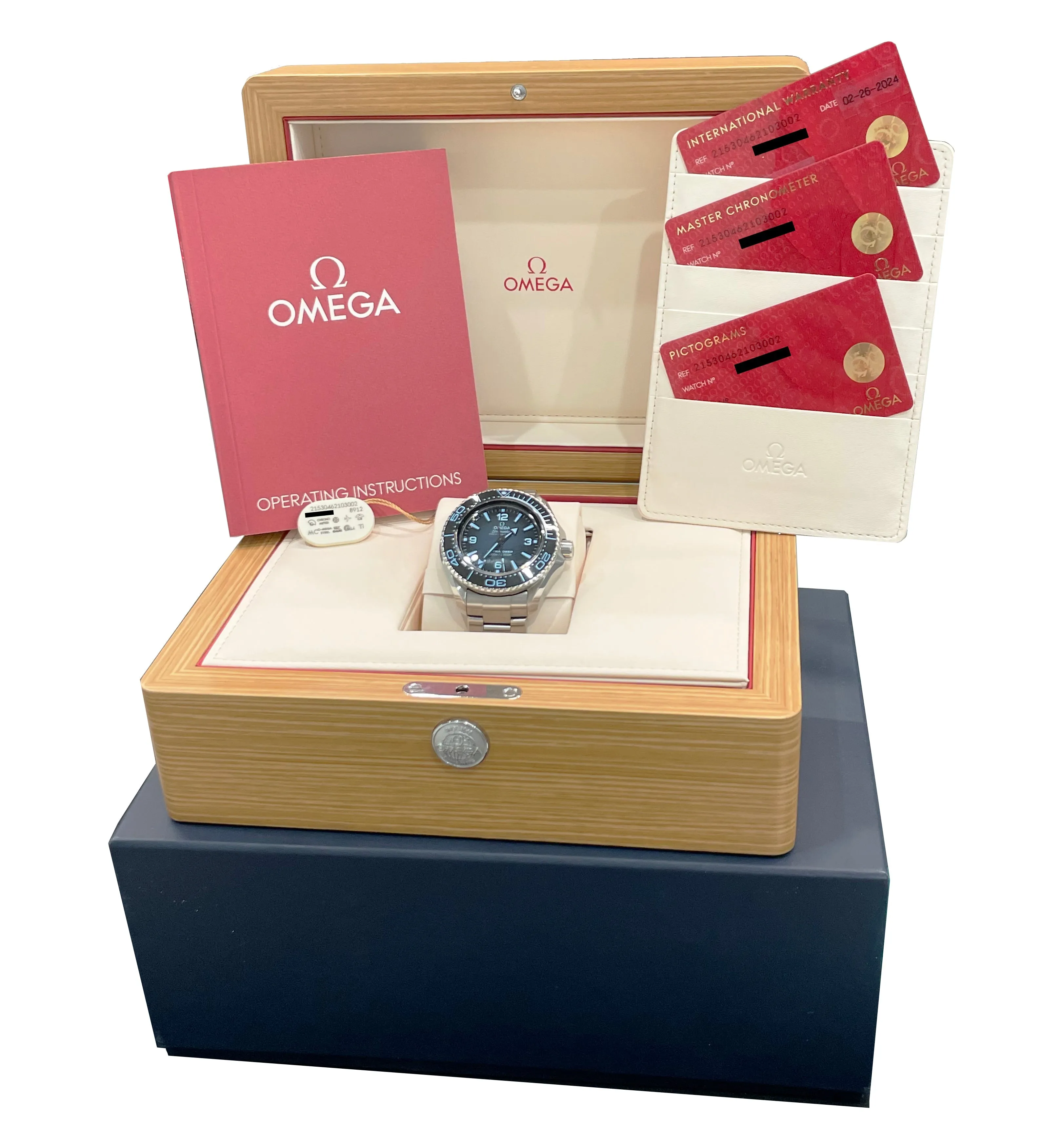 MINT 2024 PAPERS Omega Seamaster 6000M UltraDeep 215.30.46.21.03.002 45.5mm BOX