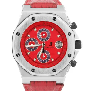 MINT Audemars Piguet Royal Oak Offshore RED Stainless Steel 42mm 25770ST Watch
