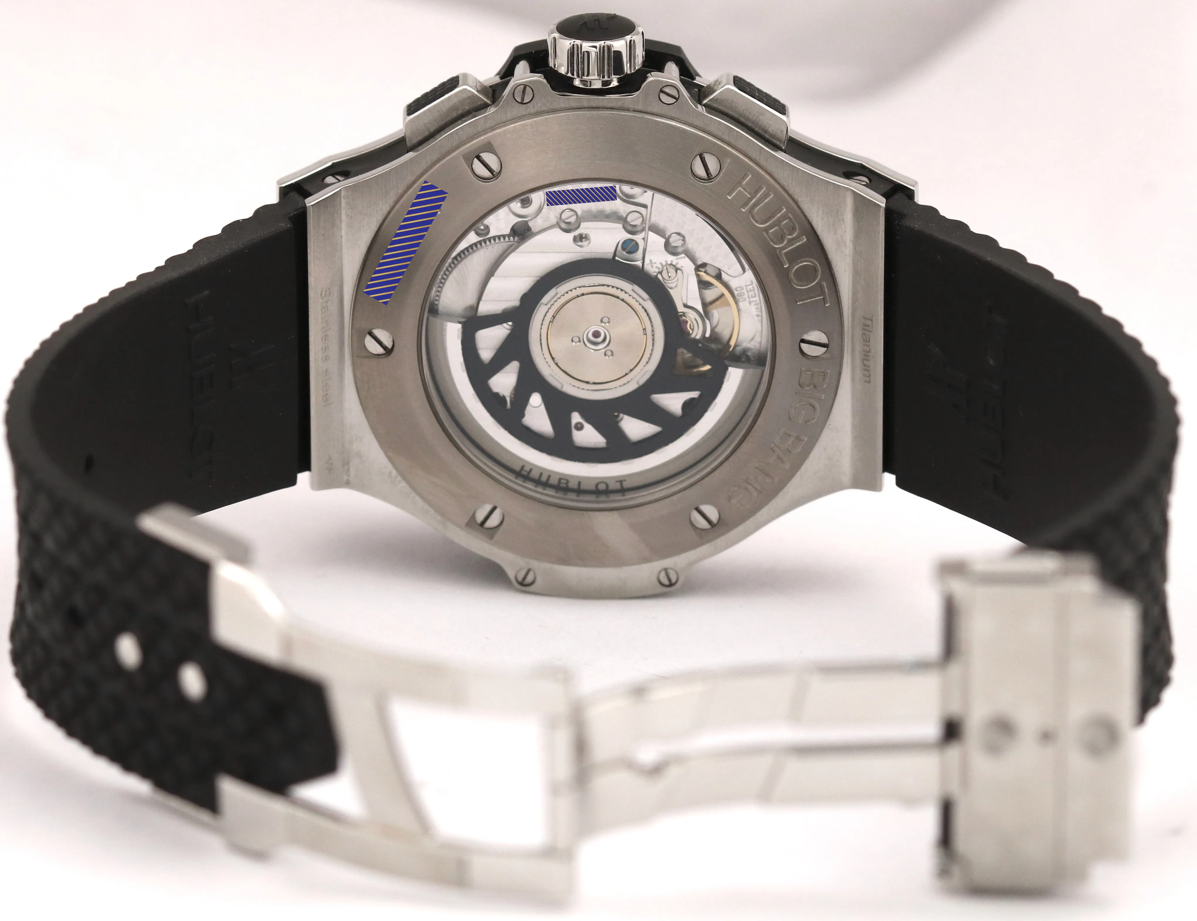 MINT Hublot Big Bang Black Original 341.SB.131.RX Black Steel Ceramic 41mm Watch