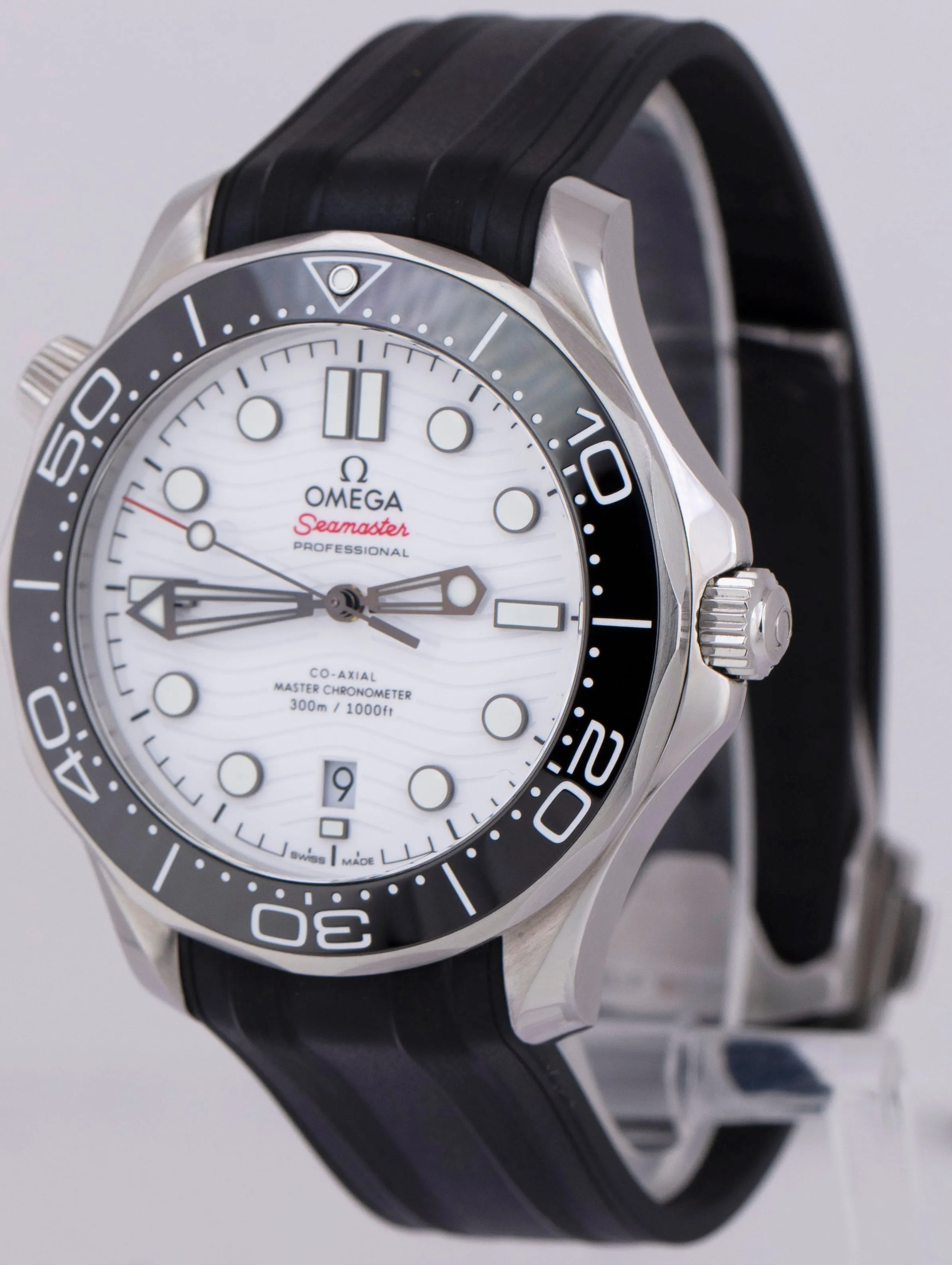 MINT PAPERS Omega Seamaster Diver 300M 42mm WHITE Watch 210.30.42.20.04.001 BOX