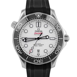 MINT PAPERS Omega Seamaster Diver 300M 42mm WHITE Watch 210.30.42.20.04.001 BOX