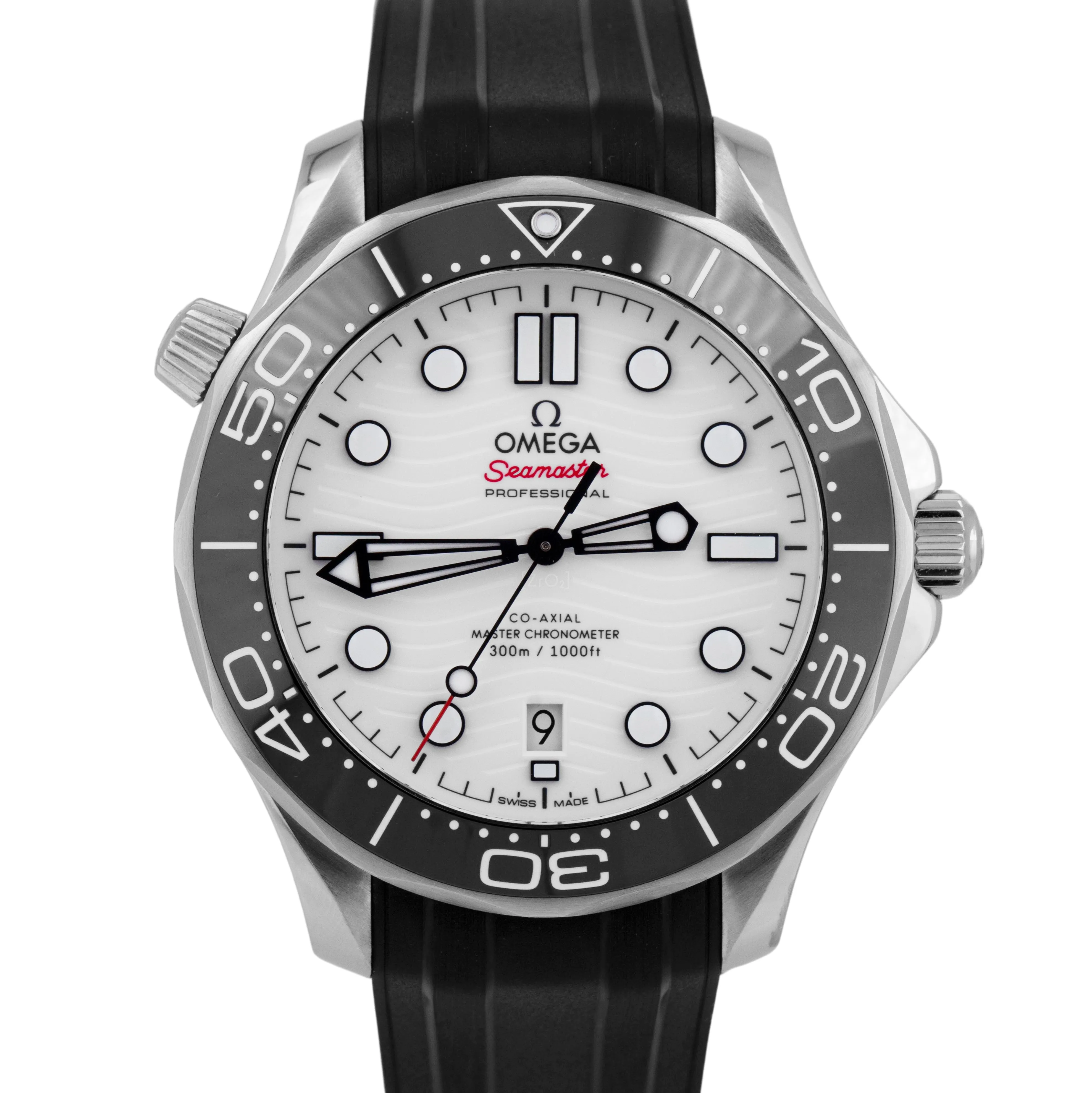 MINT PAPERS Omega Seamaster Diver 300M 42mm WHITE Watch 210.30.42.20.04.001 BOX