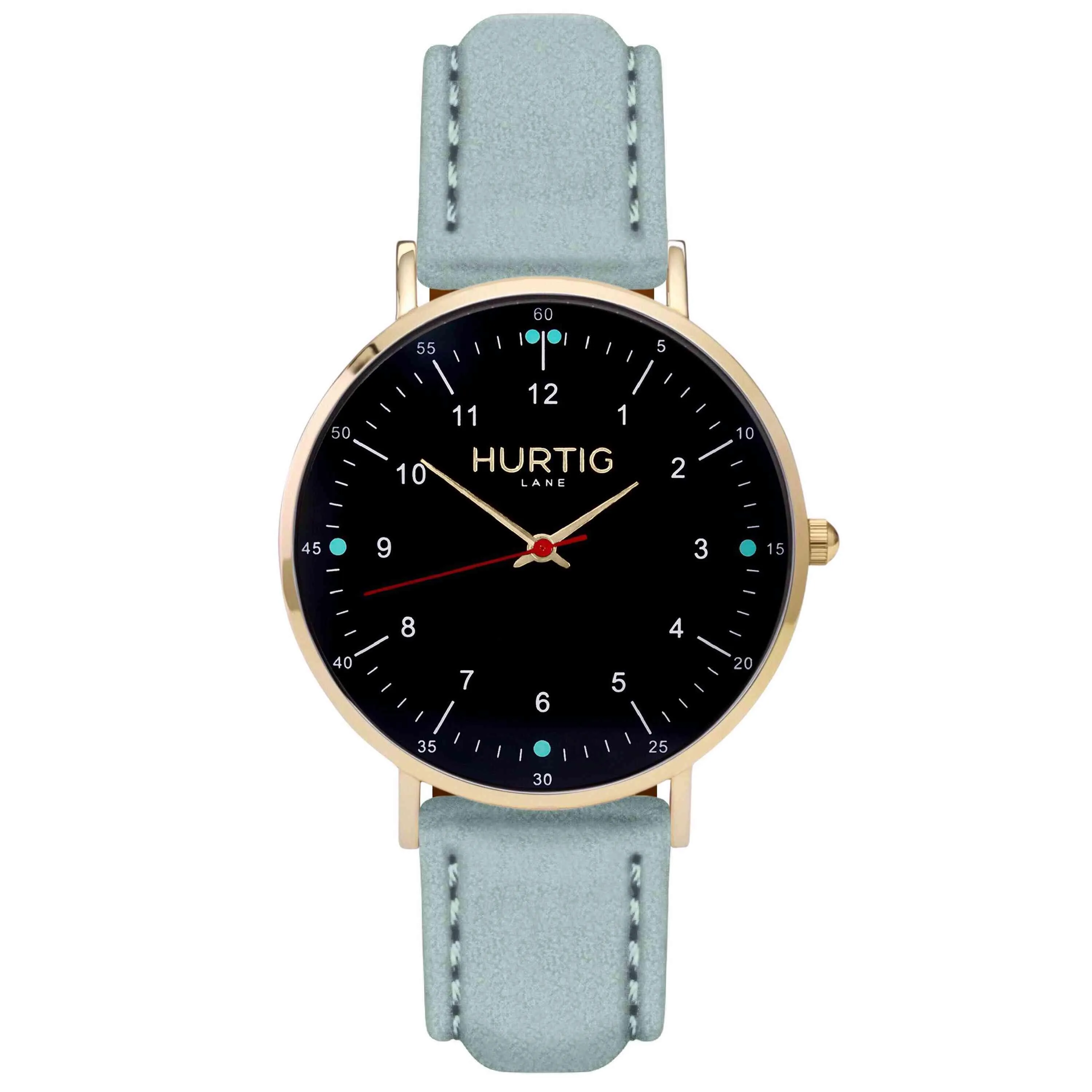 Moderna Vegan Tweed Watch Gold, Black & Camel