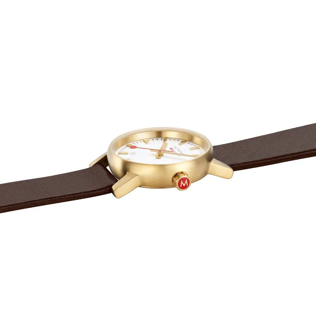 Mondaine Evo2 Brown Vegan Grape Leather Watch