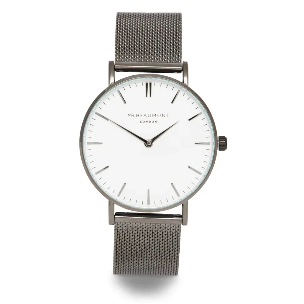Mr Beaumont Mesh Gun Metal MB1802 41mm Mens Watch
