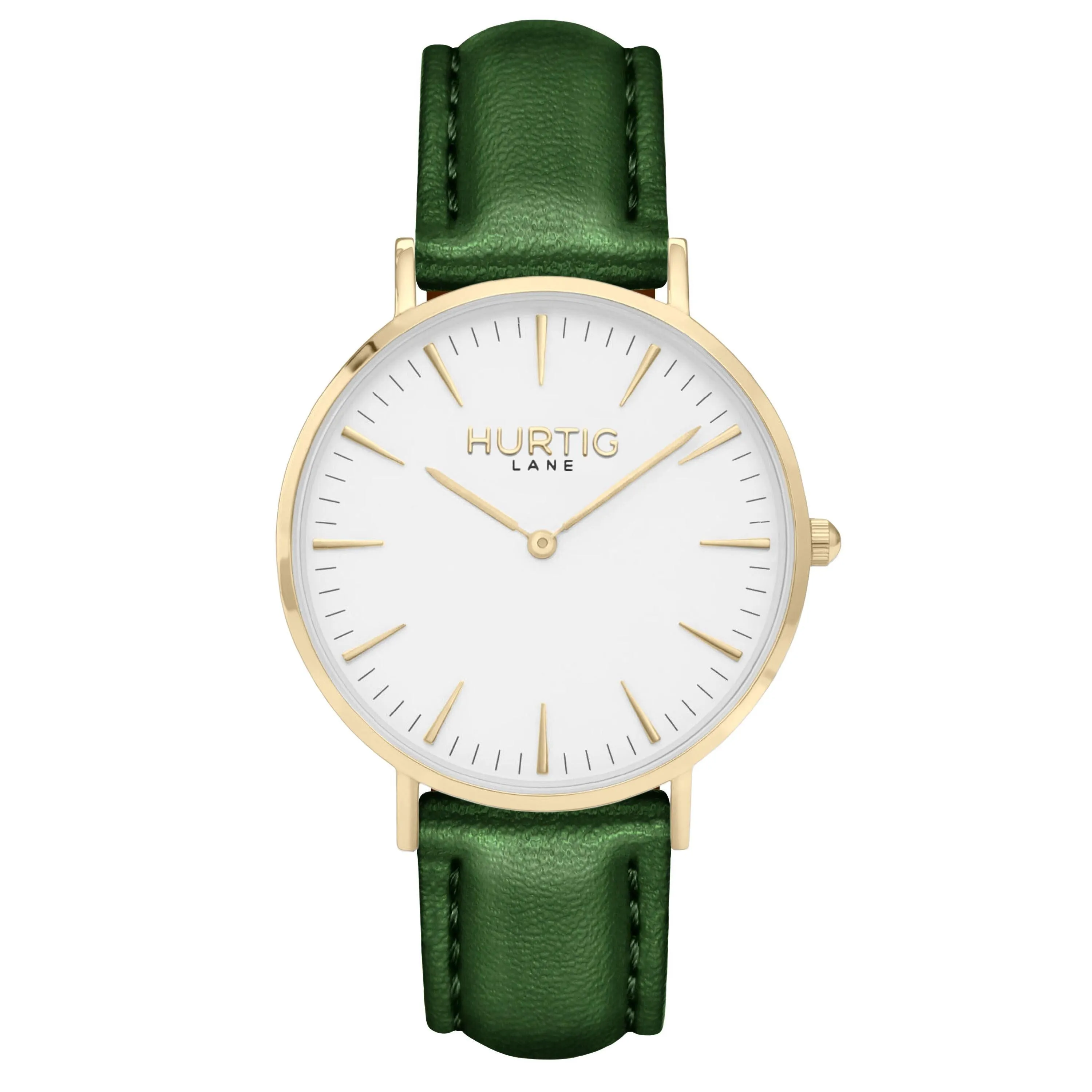 Mykonos Vegan Leather Watch Gold, White & Lilac