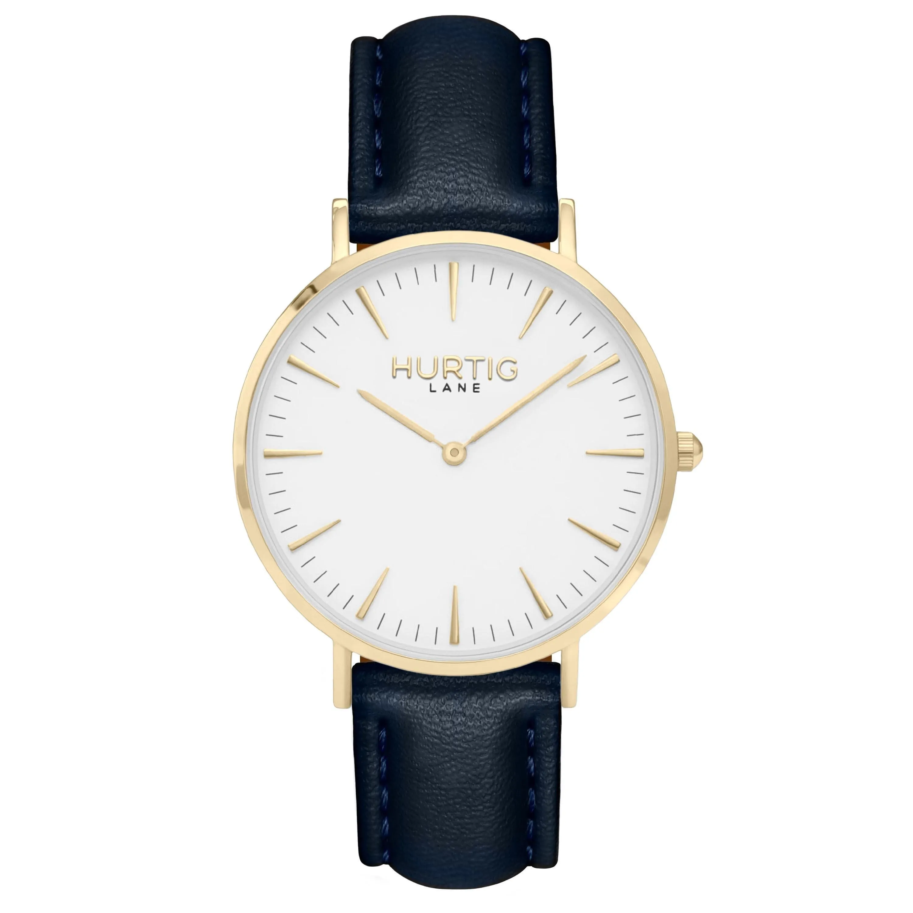 Mykonos Vegan Leather Watch Gold, White & Lilac