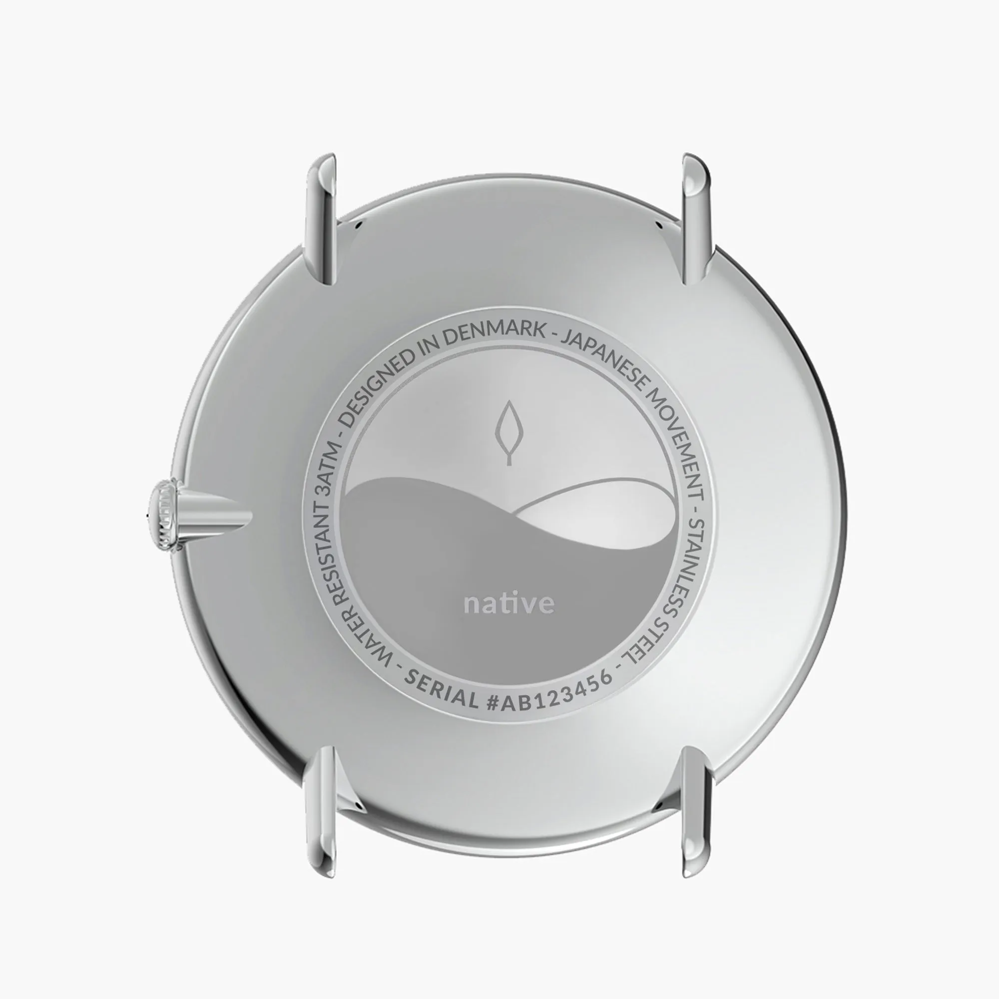 Native | Navy Dial - Black Vegan Leather