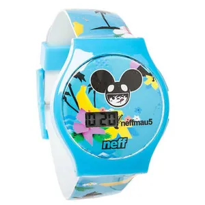 Neff Mau5 Mens Metal Strap Watches