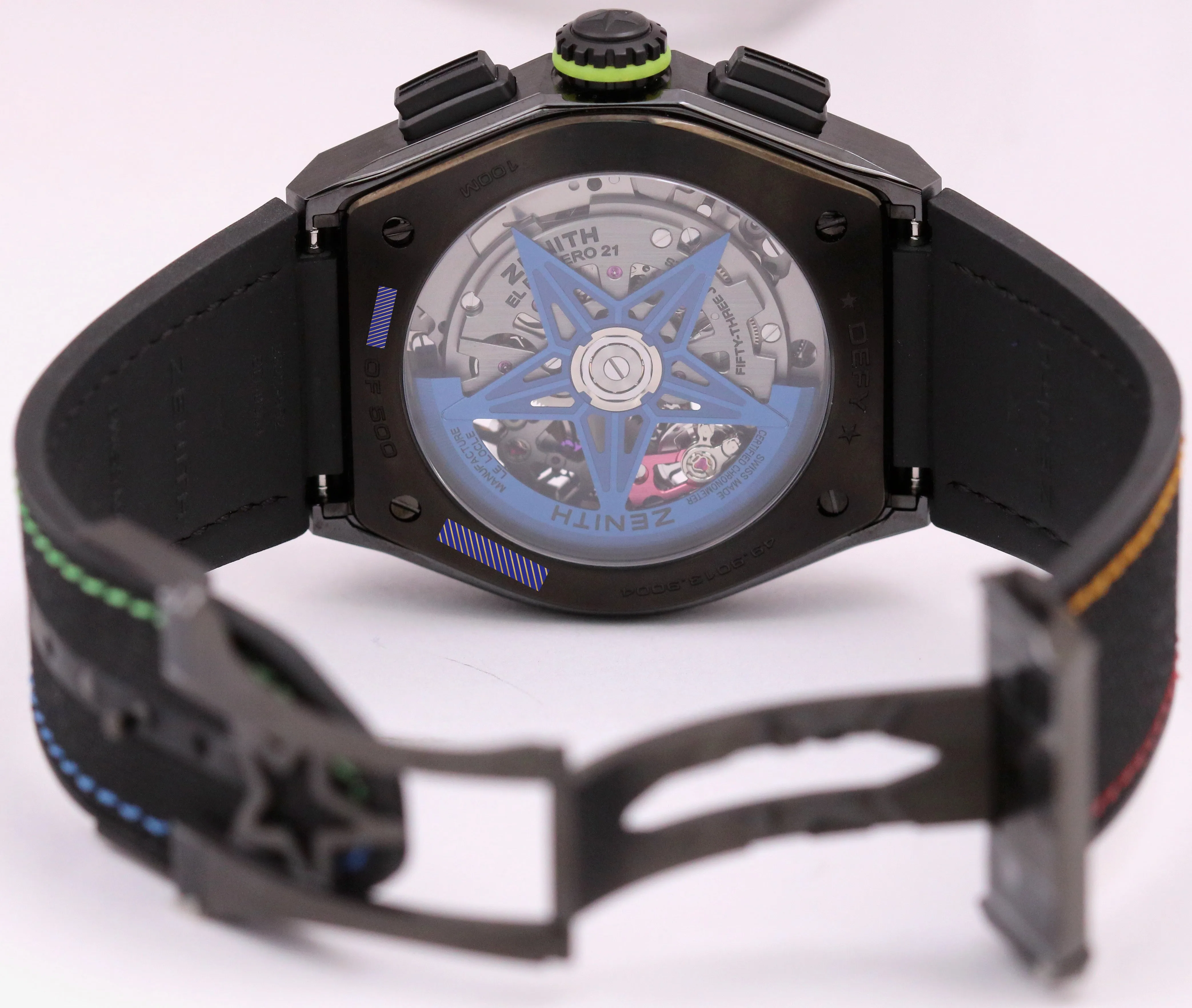 NEW 2024 PAPERS Zenith Defy El Primero CHROMA Rainbow 49.9013.9004/21.R952 BOX