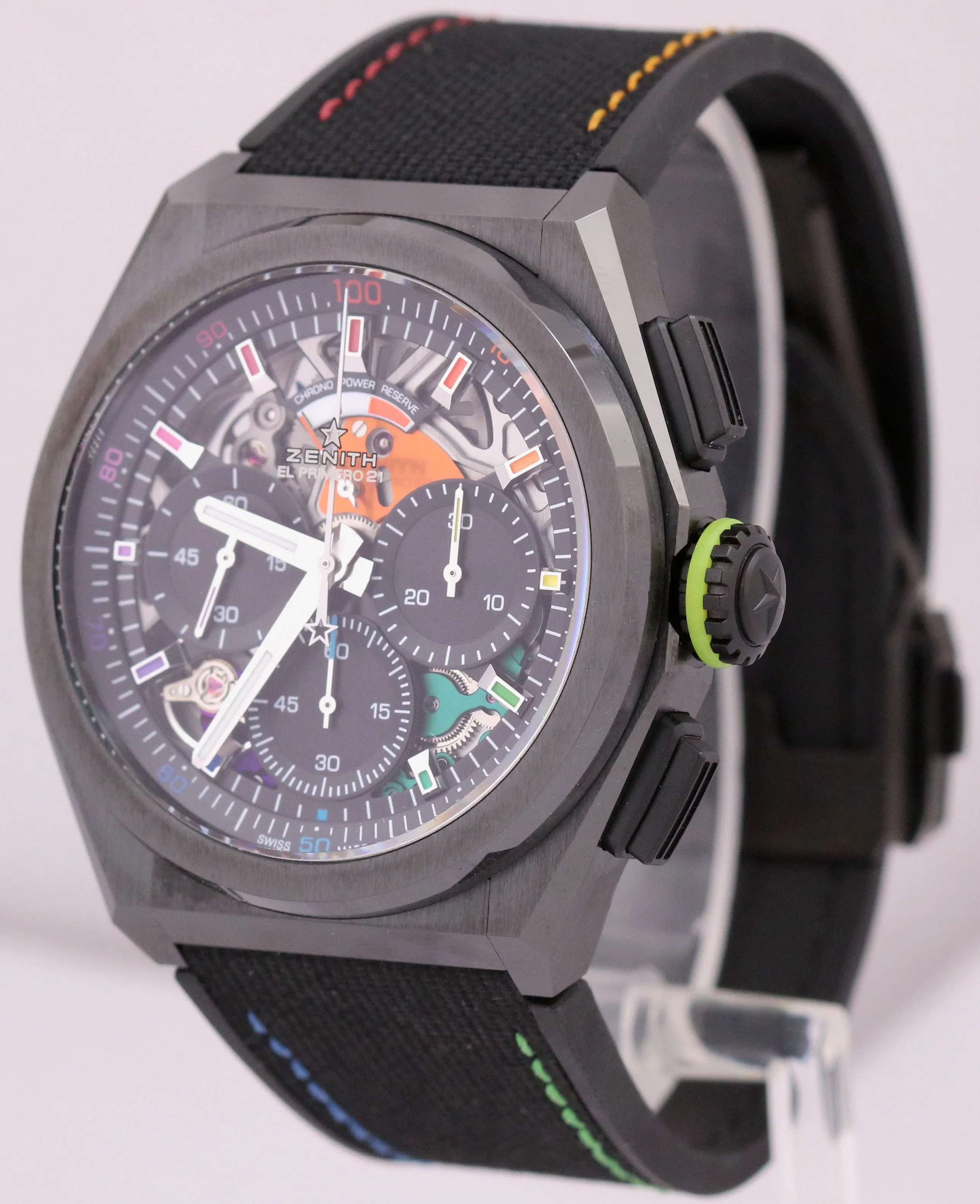 NEW 2024 PAPERS Zenith Defy El Primero CHROMA Rainbow 49.9013.9004/21.R952 BOX