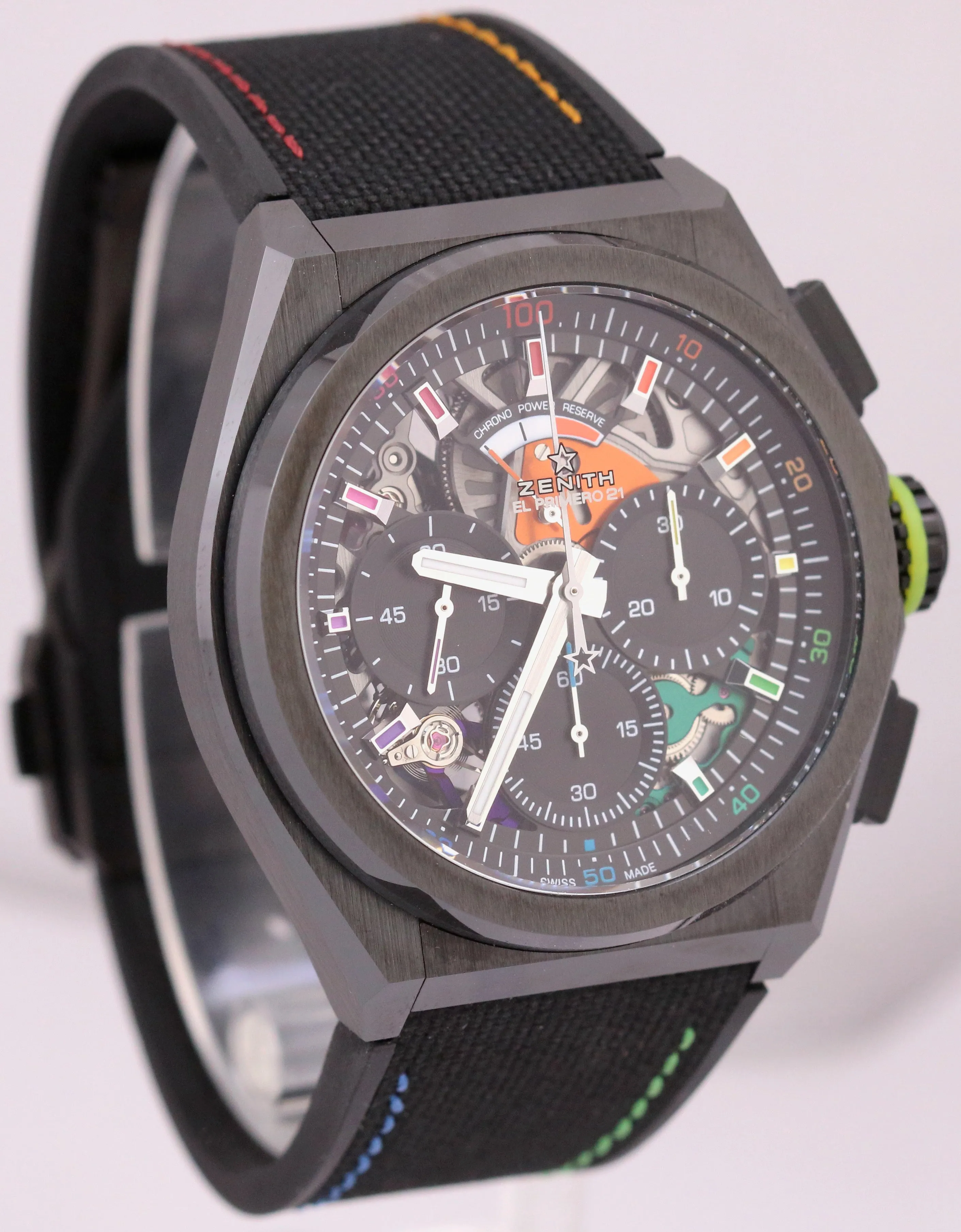 NEW 2024 PAPERS Zenith Defy El Primero CHROMA Rainbow 49.9013.9004/21.R952 BOX