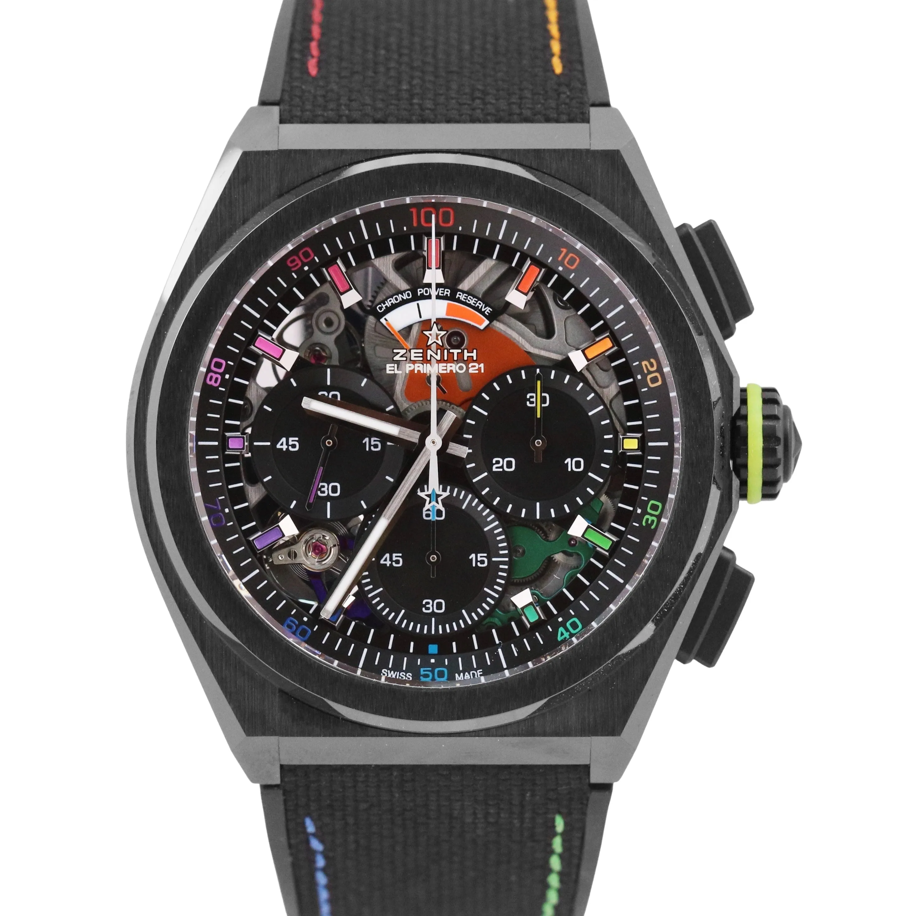NEW 2024 PAPERS Zenith Defy El Primero CHROMA Rainbow 49.9013.9004/21.R952 BOX