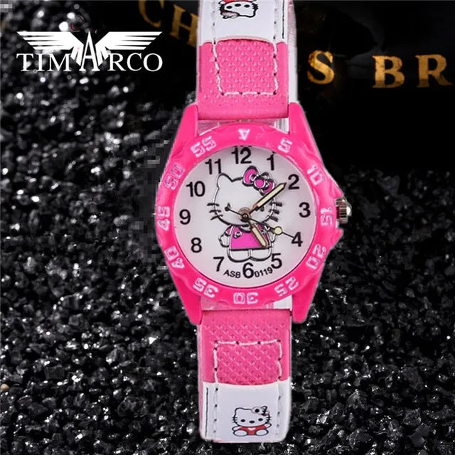 New Kid Cute Cartoon Brand Silicone Strap Watches Enfants Girls