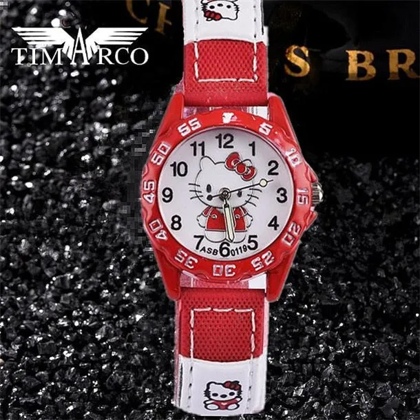 New Kid Cute Cartoon Brand Silicone Strap Watches Enfants Girls
