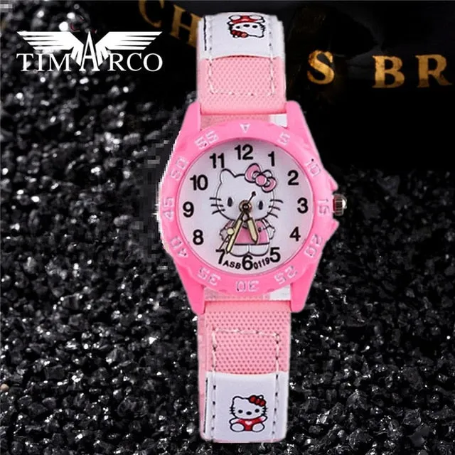 New Kid Cute Cartoon Brand Silicone Strap Watches Enfants Girls