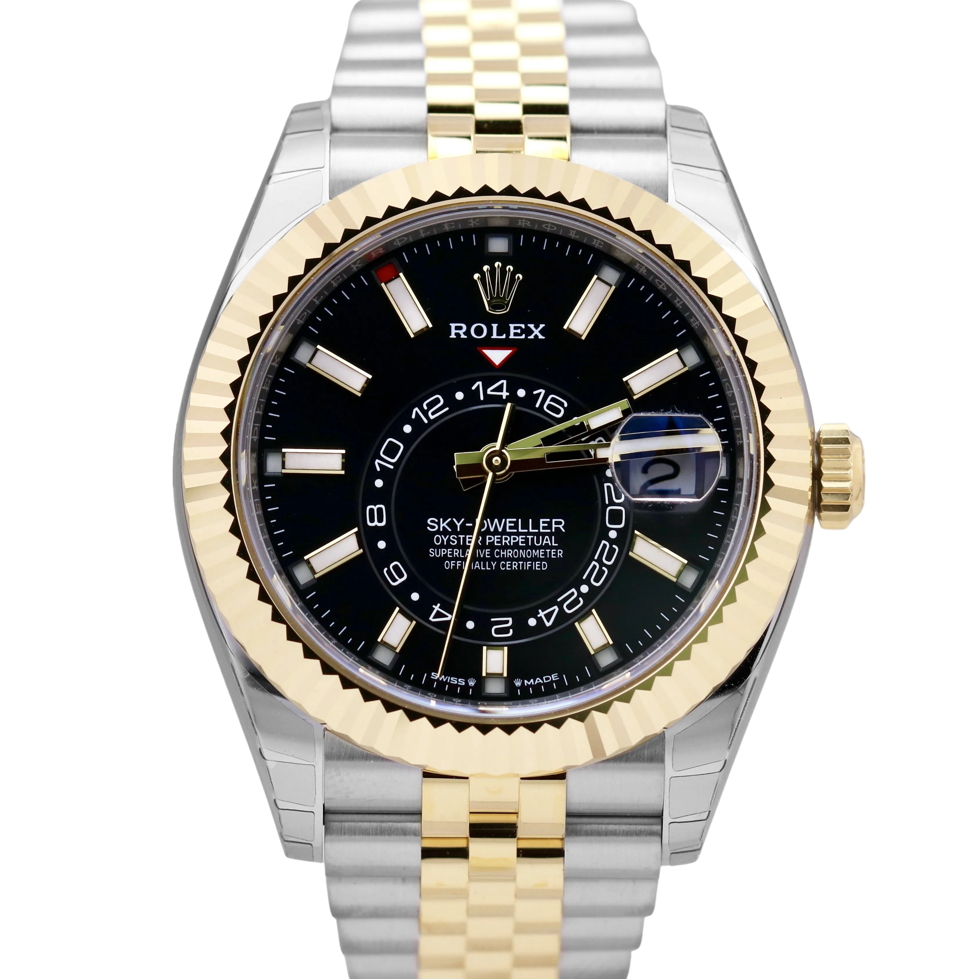 NEW REFERENCE 2023 Rolex Sky-Dweller BLACK Yellow Gold Steel Jubilee 336933 B P