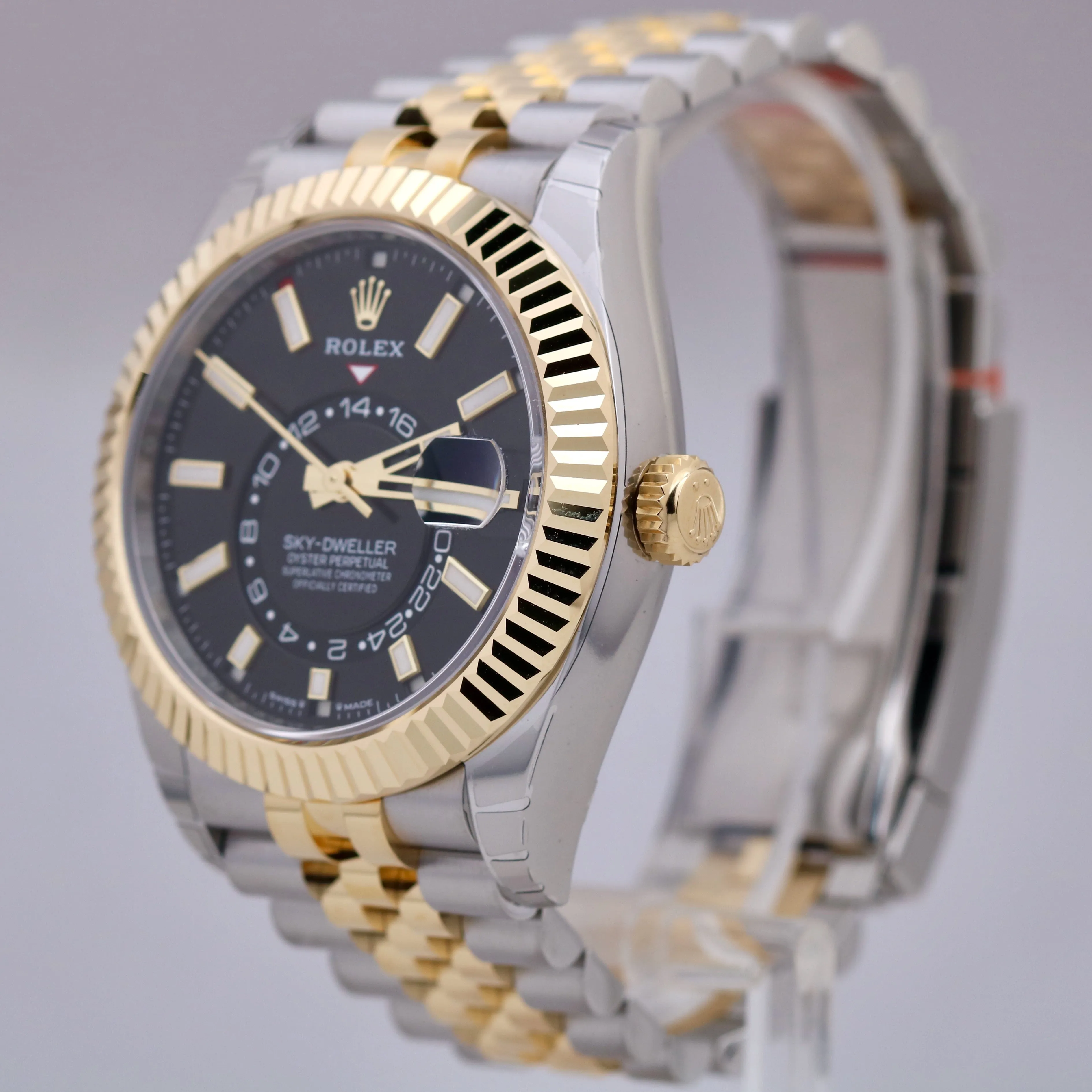 NEW REFERENCE 2023 Rolex Sky-Dweller BLACK Yellow Gold Steel Jubilee 336933 B P