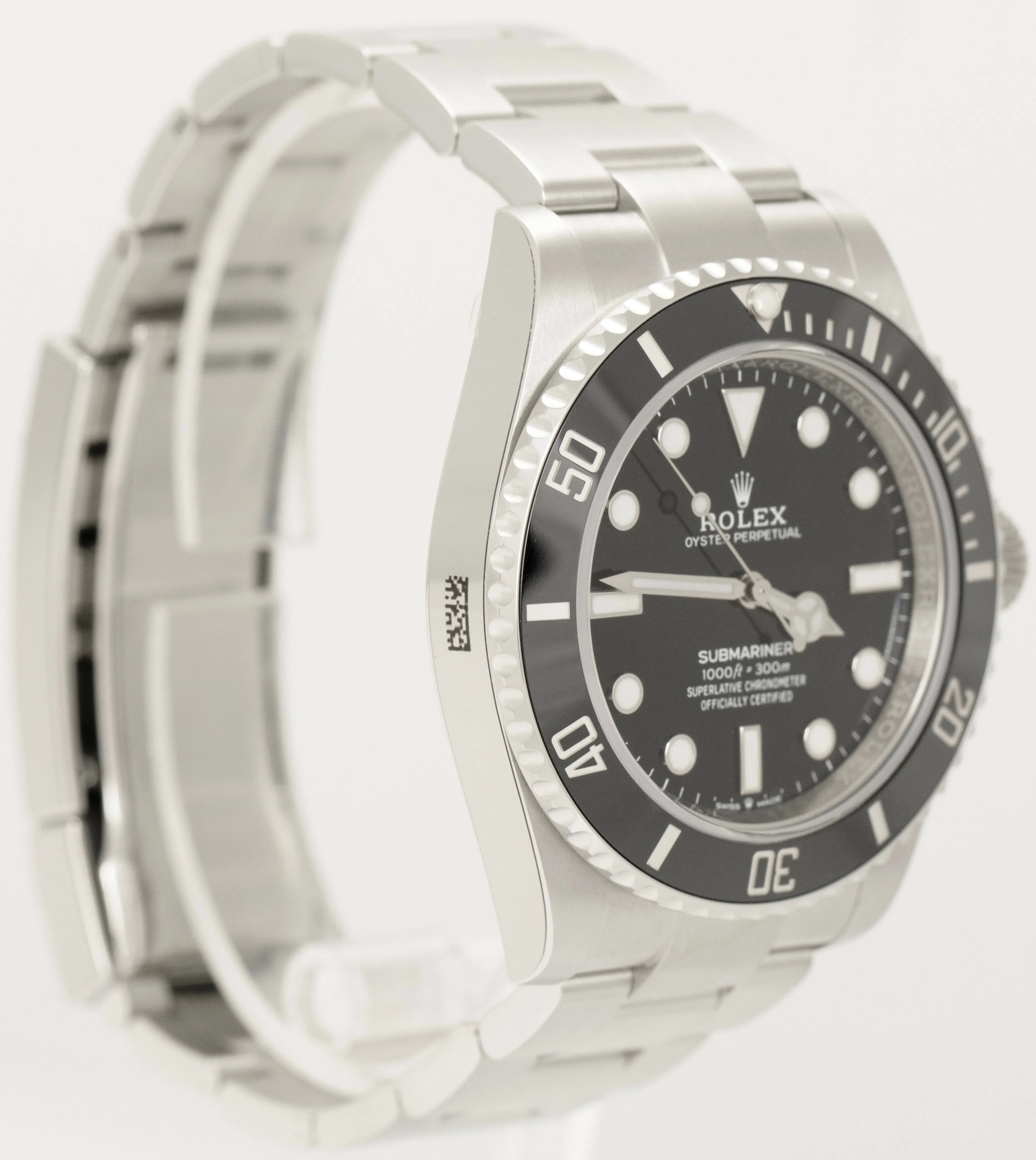 NEW STICKERED 2022 Rolex Submariner 41mm No-Date Black Steel Watch 124060 LN B P