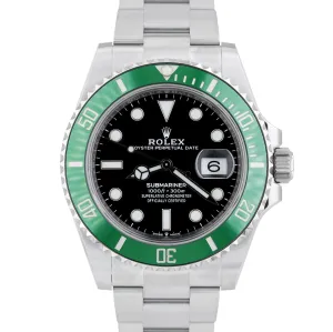 NEW STICKERED APRIL 2024 Rolex Submariner 41mm Date GREEN KERMIT 126610 LV BOX