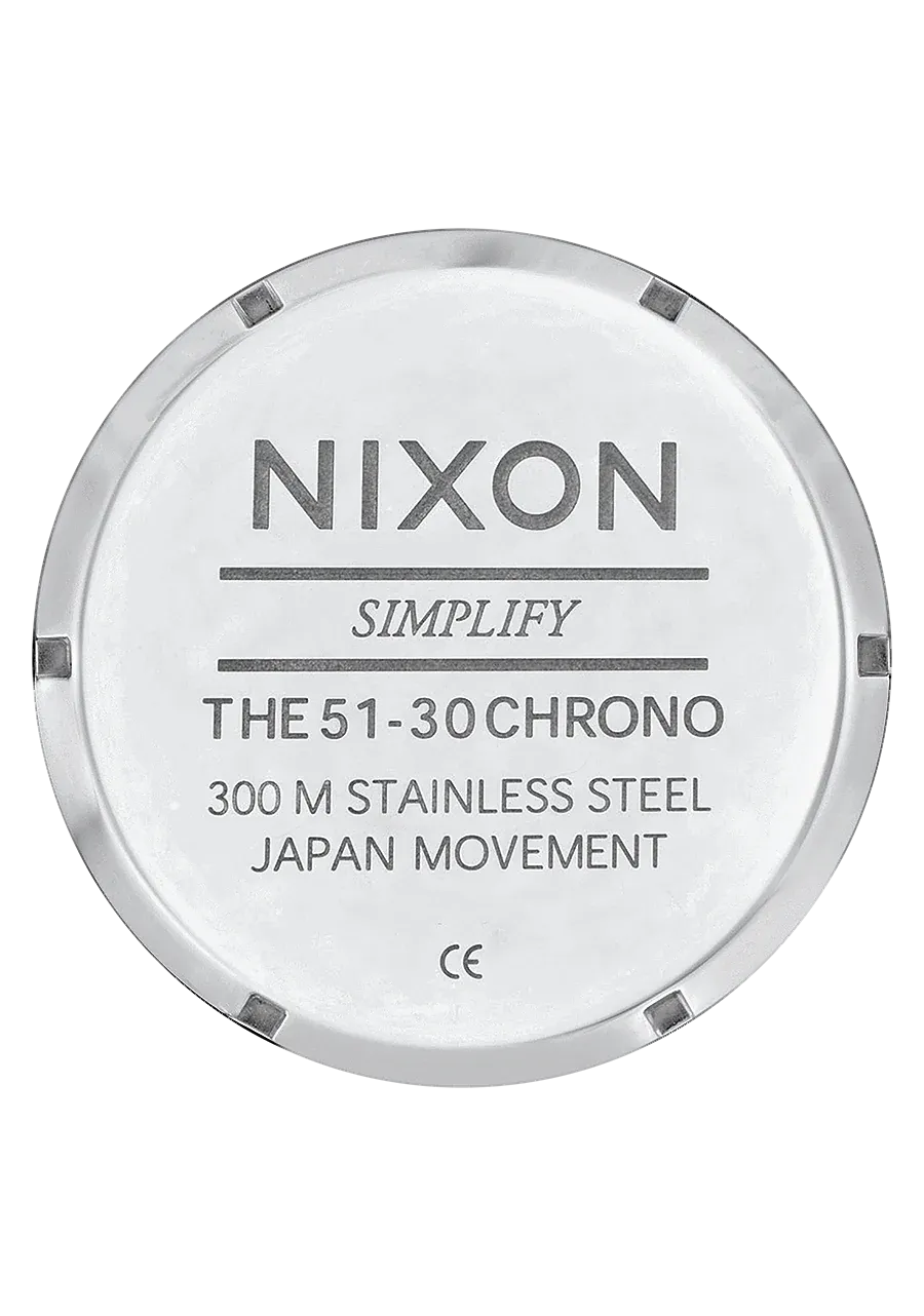 Nixon - 51-30 Chrono Watch High Polish/White