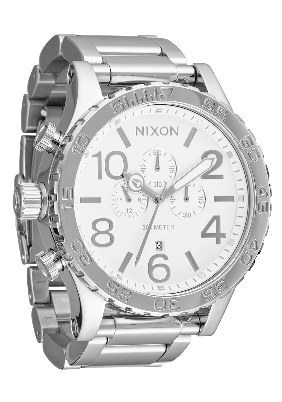 Nixon - 51-30 Chrono Watch High Polish/White