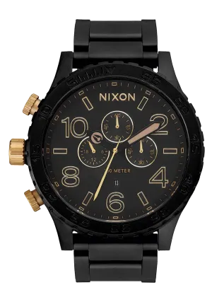 Nixon - 51-30 Chrono Watch Matte Black/Gold