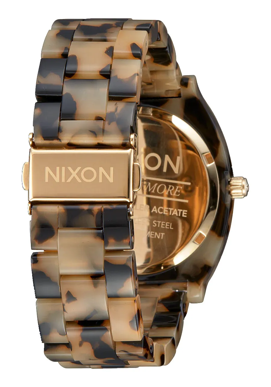 Nixon Time Teller Acetate Cream Tortoise
