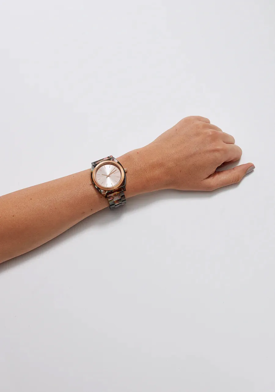 Nixon Time Teller Acetate Cream Tortoise