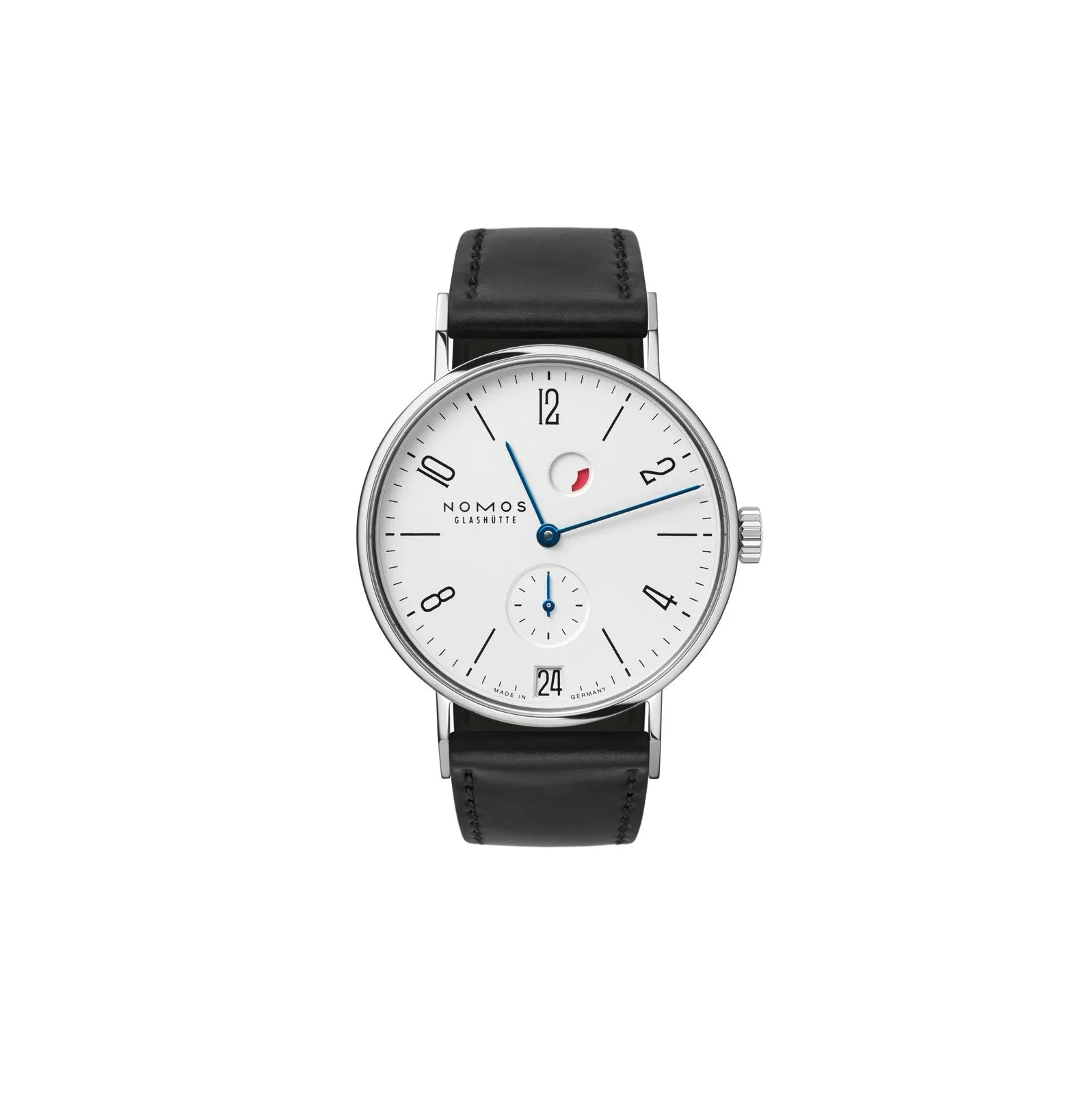 NOMOS Glashütte Tangente date power reserve