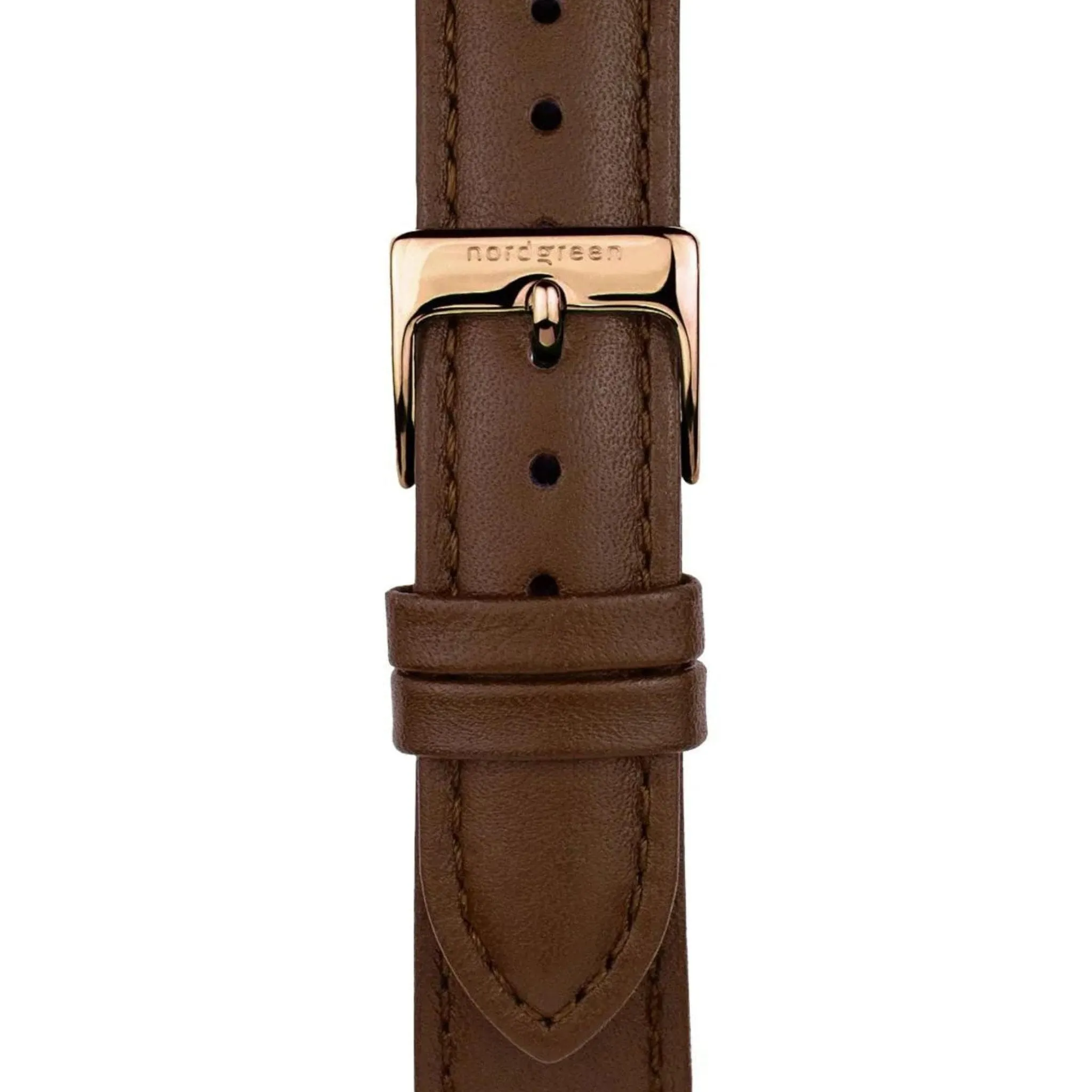 Nordgreen Native 40mm Brown Leather Strap Watch