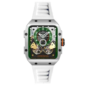 Nubeo Maven Automatic Silver Green Lmited Edition